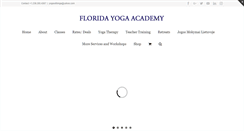 Desktop Screenshot of floridayogacademy.com